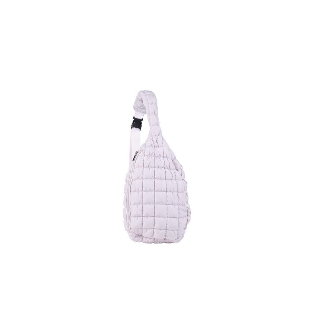 New Pickle O'Joe Quilted Sling Pickleball Racket Bag Dusty Pink